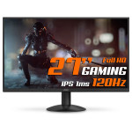 Monitor Gamer AOC 27" LED Full HD, 120Hz, 1ms, Widescreen, IPS, VESA, HDMI/ VGA, Preto - 27B30H3
