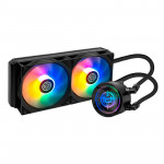 Water Cooler TGT Spartel V2, Rainbow, 240mm, Preto - TGT-SPLV240-BK01
