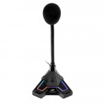 Microfone Gamer C3Tech Podcast, USB, Condensador, Preto - MI-G100BK