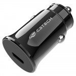Carregador Veicular C3Tech, Com 1 Saída Tipo C, Preto - UCV-P10BK