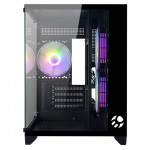 Gabinete Gamer Bluecase Soul Pro, mATX, Lateral Vidro, USB 3.0, 3x Fan, Sem Fonte, Preto - BG-052