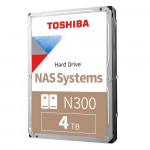 HD Toshiba N300 NAS, 4TB, 3.5", SATA, 512MB, 7200 RPM - HDWG740XZSTC