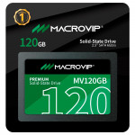 SSD Macrovip 120GB, SATA III, Leitura: 520MB/s e Gravação: 450MB/s, Preto - MV120GB