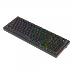 Teclado Mecânico Gamer New Hero Warlock, Rainbow, Switch Blue, USB, ABNT, Preto - NH-KTWL-02