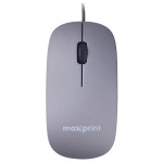 Mouse Maxprint Surface, 3 Botões, 1200DPI, USB, Cinza - 60000160