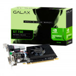 Placa de Vídeo Galax GT 730, NVIDIA GeForce 4GB, DDR3, 128Bit, VGA DVI HDMI - 73GQF8HX00HD
