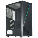 Gabinete Gamer K-Mex Demon, CG-11C5, RGB, Lateral em Vidro, 1 Fita Led, Sem Fan, Preto - CG11C5RH0010B0X
