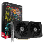 Placa De Vídeo PCYes RX 7600XT, AMD Radeon 16GB, GDDR6, 128Bit, Dual-fan, Projeto Edge, 3x DP 1x HDMI - PVR760016GBPEDF