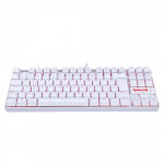Teclado Mecânico Gamer Redragon Kumara K552W, LED, Switch Redragon MK2 Blue, ABNT2, Branco - K552W-2 (BLUE)