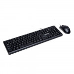Kit Teclado e Mouse Com Fio Maxprint CF1001, USB2.0, Preto - 60000156