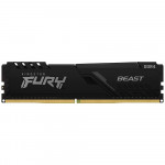 Memória Kingston Fury Beast, 8GB, 3200MT/s, DDR4, CL16, Preto - KF432C16BB/8WP