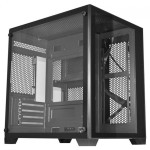 Gabinete Gamer K-Mex Aquário Micro IV, CG-0415, Lateral e Frontal em Vidro, Sem Fan, Preto - CG0415RH001CBOX