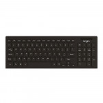 Teclado e Mouse Sem Fio Bright Office Slim, Multimídia, Preto - CMB01