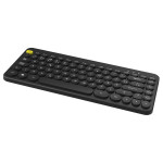 Teclado Bluetooth Sem Fio Bright, USB Nano 2,4GHz, Preto - TB001