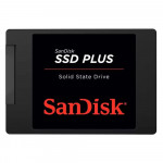 SSD Sandisk Plus, 500GB, SATA 2.5", Leitura 545MB/s, Gravação 505MB/s, Preto - SDSSDA-500G-G28