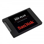 SSD Sandisk Plus, 500GB, SATA 2.5", Leitura 545MB/s, Gravação 505MB/s, Preto - SDSSDA-500G-G28