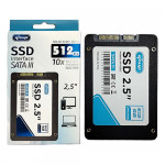 SSD Knup Interface, 512GB, SATA 2.5", Leitura 500MB/s, Gravação 450MB/s, Preto - KP-SS512