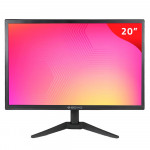 Monitor Soyo 20" LED, 75Hz, 5ms, VESA, Widescreen, HDMI/VGA, Preto - SM200-L03