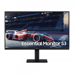 Monitor Gamer Samsung Essential S3, 24" LED, Full HD, 100Hz, VA, 5ms, FreeSync Premium, HDMI/DP, Preto - LS24D300GALMZD