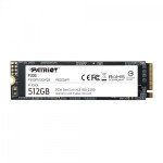 SSD Patriot P300, 512GB, M.2 2280, NVME PCIe, Leitura 1700MBs e Gravação 1100MBs, Preto - P300P512GM28