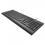 Teclado Lecoo, USB, Membrana, Padrão ABNT2, Preto - KB103
