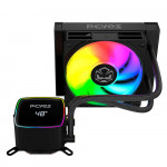 Water Cooler Gamer PCYes Duley Vulcan, ARGB, 120mm, Intel-AMD, Com Display, Controladora, Black - WCDLY120