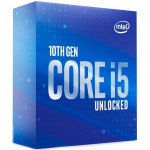 Processador Intel Core I5-10600K, 4.1GHz (4.8GHz Max Turbo), Cache 12MB, LGA 1200 - BX8070110600K