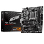 Placa Mãe MSI PRO A620M-E, Chipset B650, AMD AM5, M-ATX, DDR5, VGA/HDMI/DP - 911-7E28-001