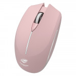 Mouse Sem Fio C3Tech, 1600 DPI, Bluetooth, Nano Receptor USB, Dual Mode, Rosa - M-BT40PK