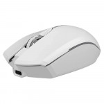 Mouse Sem Fio C3Tech, 1600 DPI, Bluetooth, Nano Receptor USB, Dual Mode, Branco - M-BT40WH