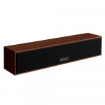 Caixa de Som Soundbar C3tech, USB 2.0, Drive 50mm, Cabo 135cm, Marrom - SB-30BW
