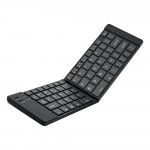 Mini Teclado Dobrável De Bolso H`Maston Para Celular, Tablet e Notebook Com Ç, Preto - JP106