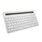 Teclado Multi Device C3Tech, Sem Fio, Bluetooth, Multimídia, Branco - K-BT100WH