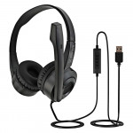 Headset Fortrek Office HBS102, USB, Com Microfone, Preto - 86949