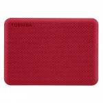 HD Externo Portátil 4TB Toshiba Canvio Advance, USB 3.0, Vermelho - HDTCA40XR3CA