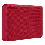 HD Externo Portátil 4TB Toshiba Canvio Advance, USB 3.0, Vermelho - HDTCA40XR3CA