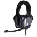 Headset Gamer HP, Surround 7.1, Driver 40mm, USB, LED Azul, Preto - H220GS