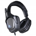 Headset Gamer HP, Surround 7.1, Driver 40mm, USB, LED Azul, Preto - H220GS