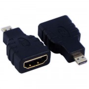 Adaptador HDMI F X Micro HDMI M 210092, Preto - Hitto