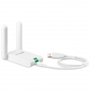 Adaptador de Rede Sem Fio TP-Link 300MBPS, Com 2 Antenas, Branco - TL-WN822N