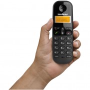 Telefone Fixo Sem Fio Intelbras, Com Identificador de Chamada, Preto - TS3110