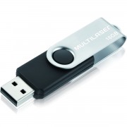 Pen Drive Multilaser 16GB Twist 2, Preto - PD588