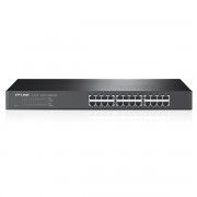 Switch TP-Link 24 Portas 10/100MBPS, Plug & Play, RJ45 Para Mesa, Preto - TL-SF1024D