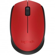 Mouse Sem Fio Logitech M170, 2.4GHz, Vermelho - 910-004941