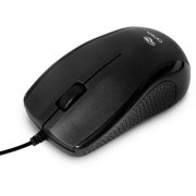 Mouse C3 Tech, USB, 3 Botões, Preto - MS-25BK