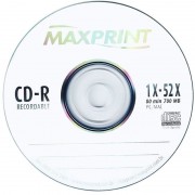 CD-R GRAVAVEL BULK 52X 50 6047 UND - MAXPRINT