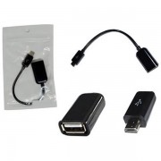 Cabo USB OTG Para V8 OTG 15 Centimetros, Preto, XT-3011 - CB0053