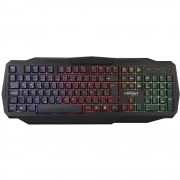 Teclado Gamer Bright, LED, ABNT2, Preto - 0464