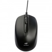 Mouse C3Tech, USB, Preto - MS-30BK