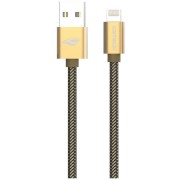 Cabo de Dados Lighting Para Iphone USB C3Tech, 2 Metros, Dourado - CB-210GD